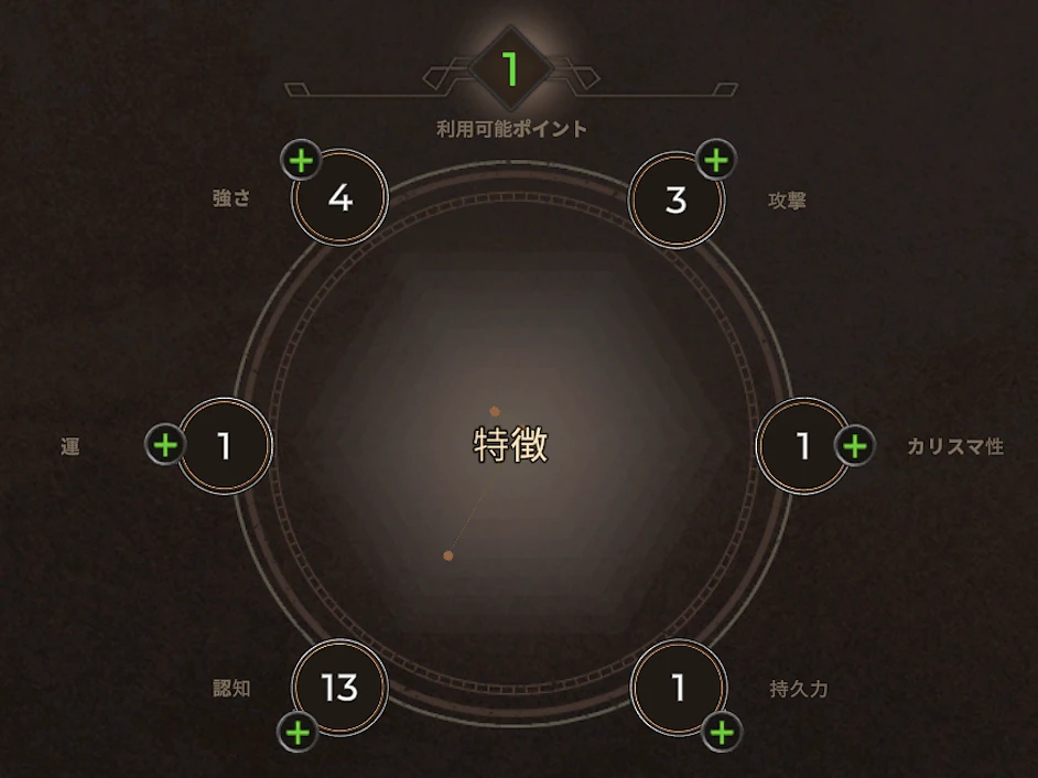 Corsairs Legacyにおけるキャラクターの能力値