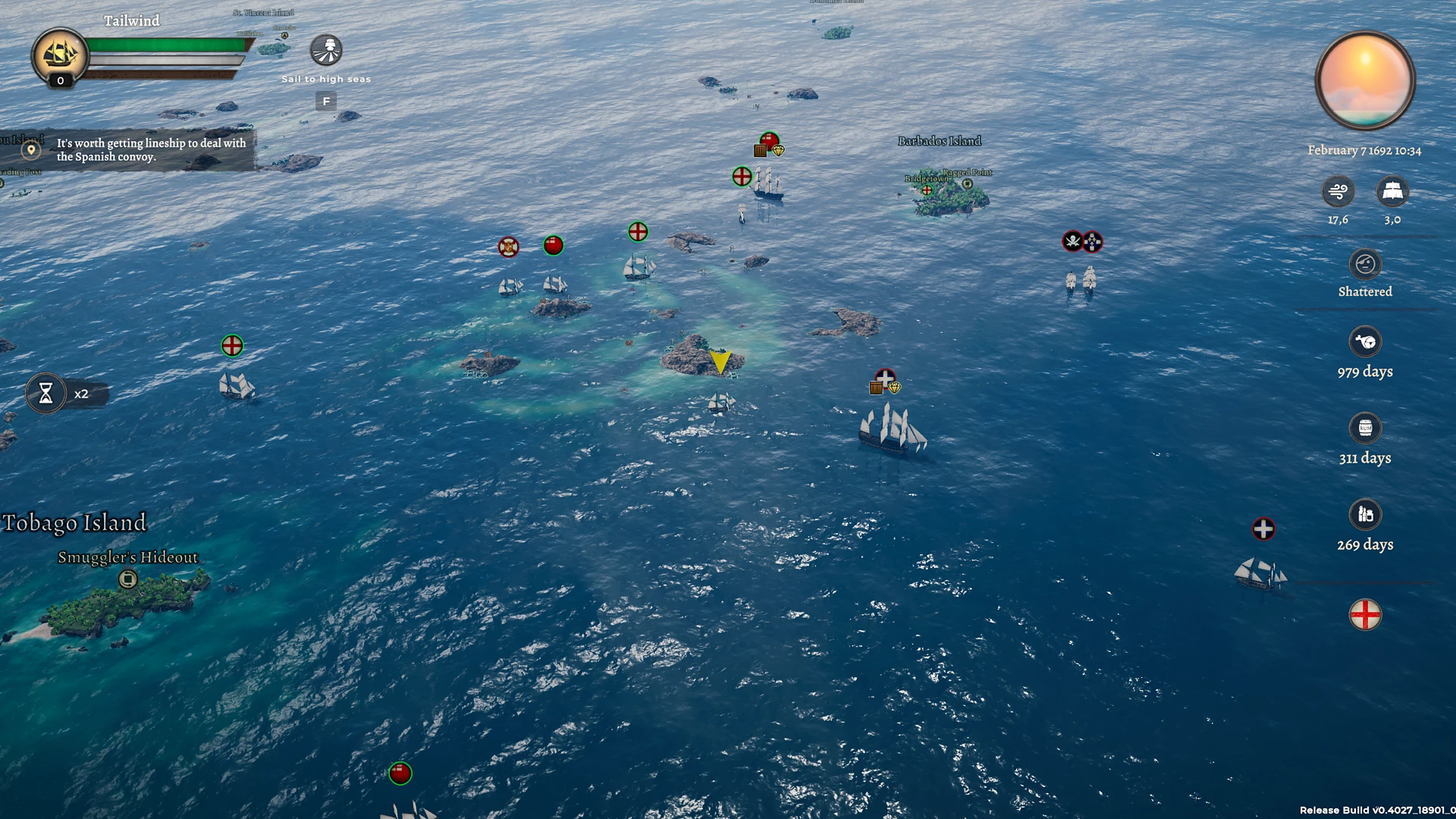 Глобальная карта Corsairs Legacy