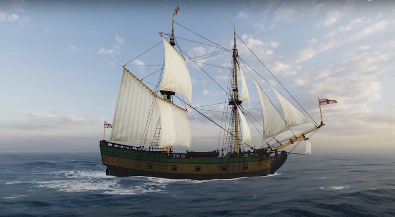 Corsairs Legacy корабель шнява