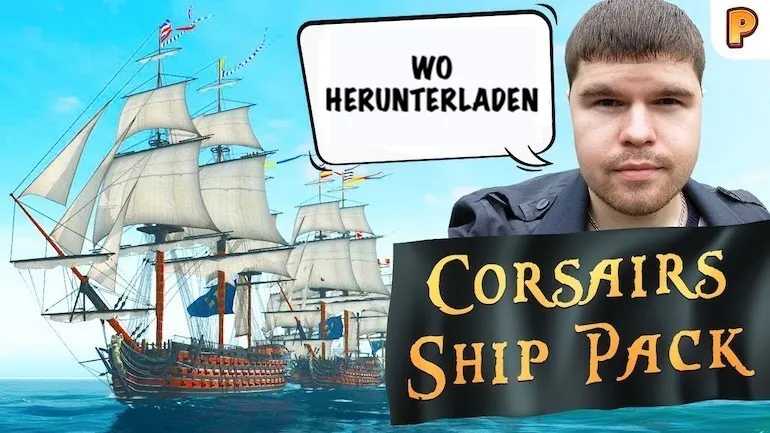 Wo kann man Corsairs Ship Pack herunterladen?