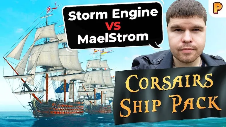 Corsairs Ship Pack. El creador del conjunto de mods sobre el motor MaelStrom en detalle. Segunda parte de la entrevista