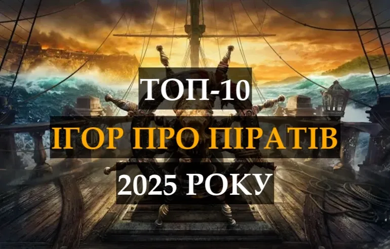 Топ-10 ігор про піратів 2025 року