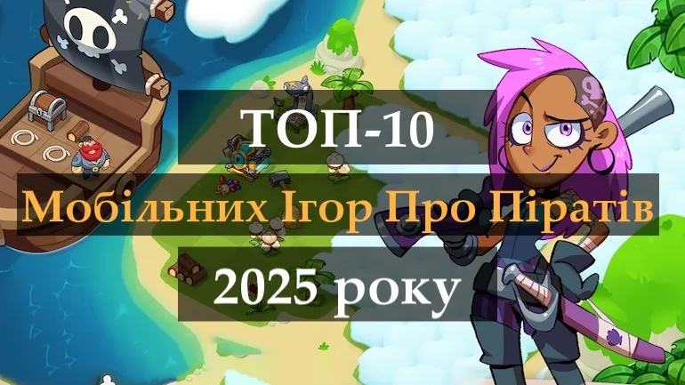 Топ-10 мобільних ігор про піратів, у які варто зіграти у 2025 році