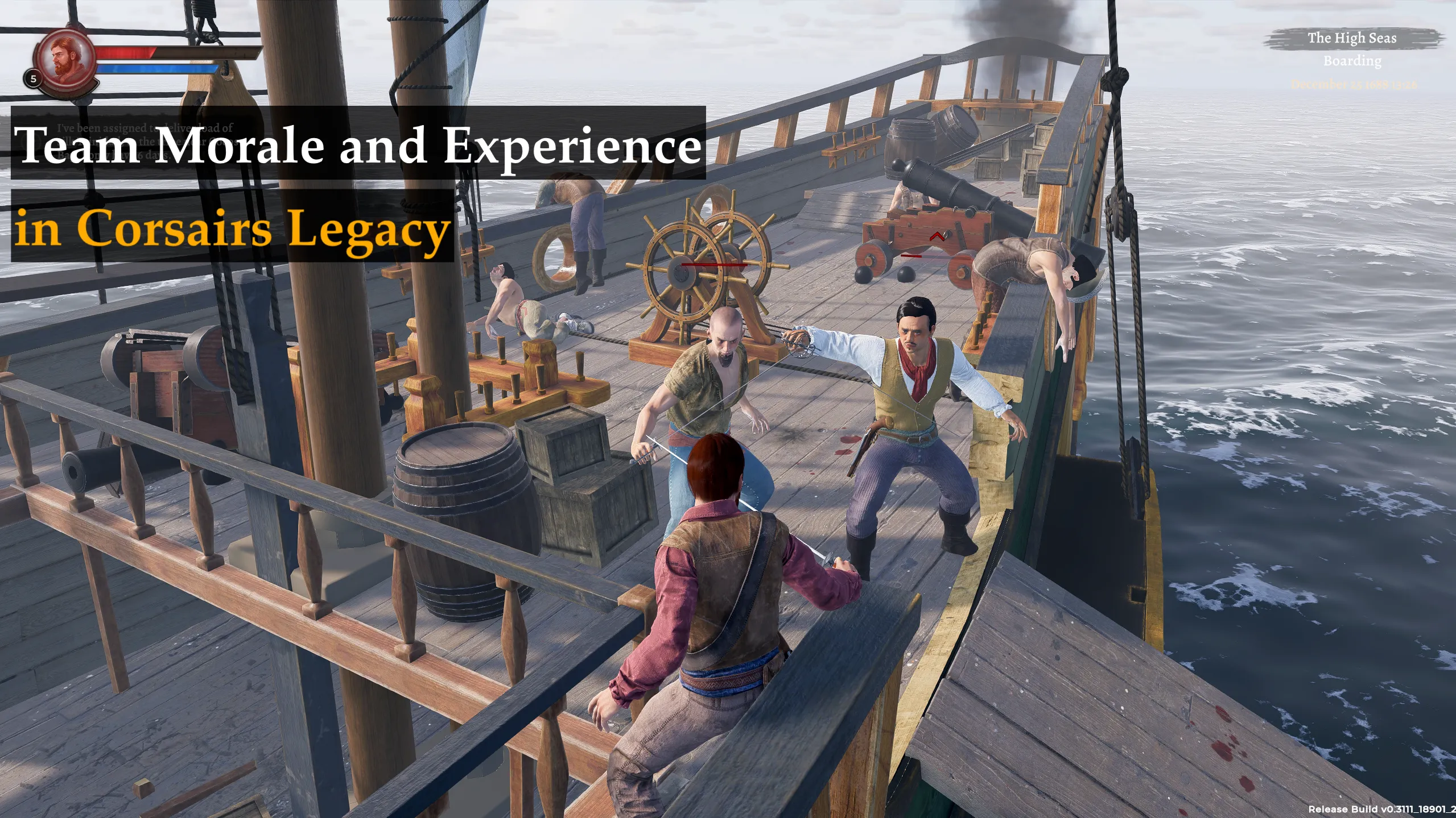 Team Morale and Experience in Corsairs Legacy Team Morale and Experience in Corsairs Legacy