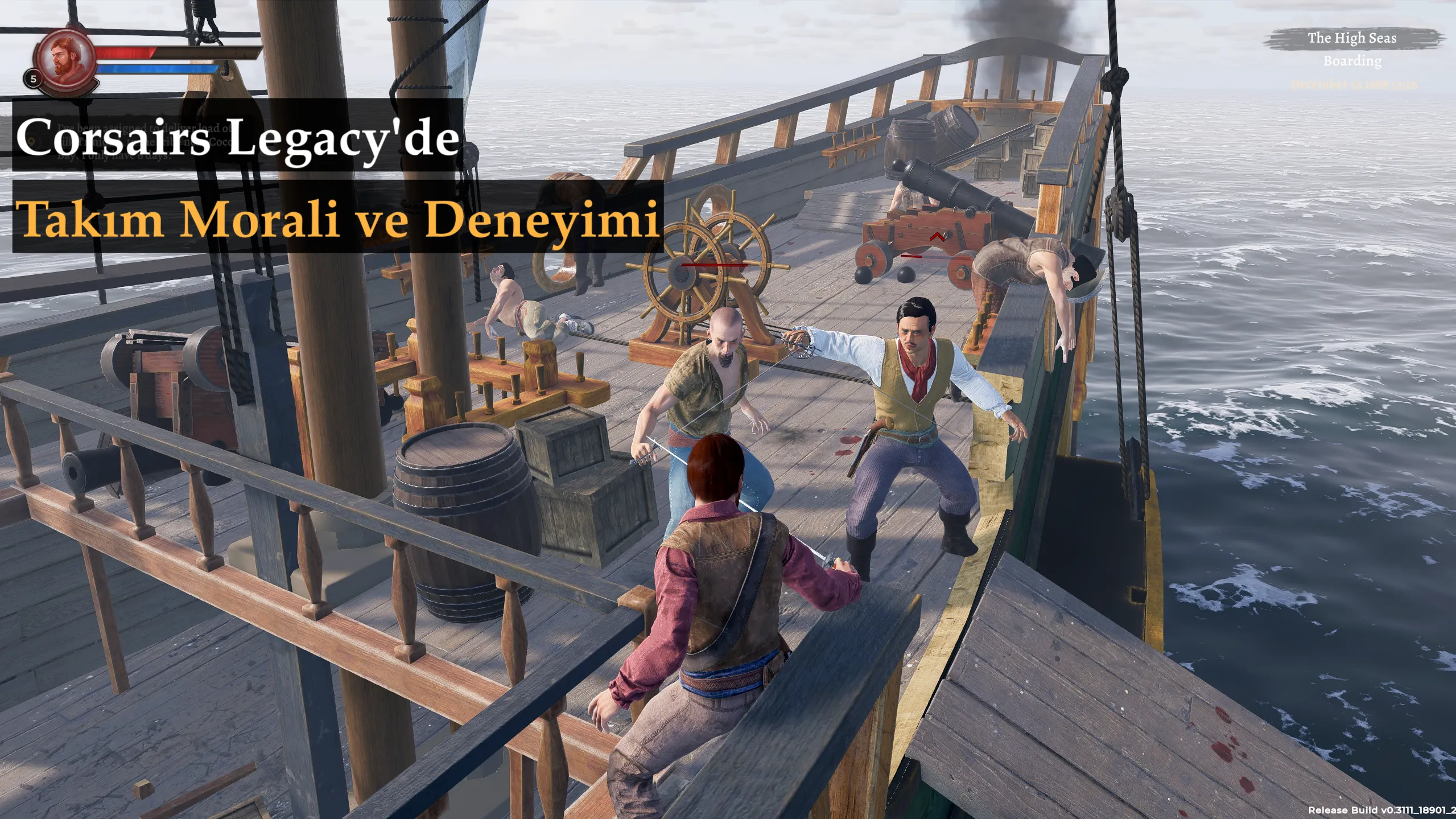 Corsairs Legacy'de Takım Morali ve Deneyimi