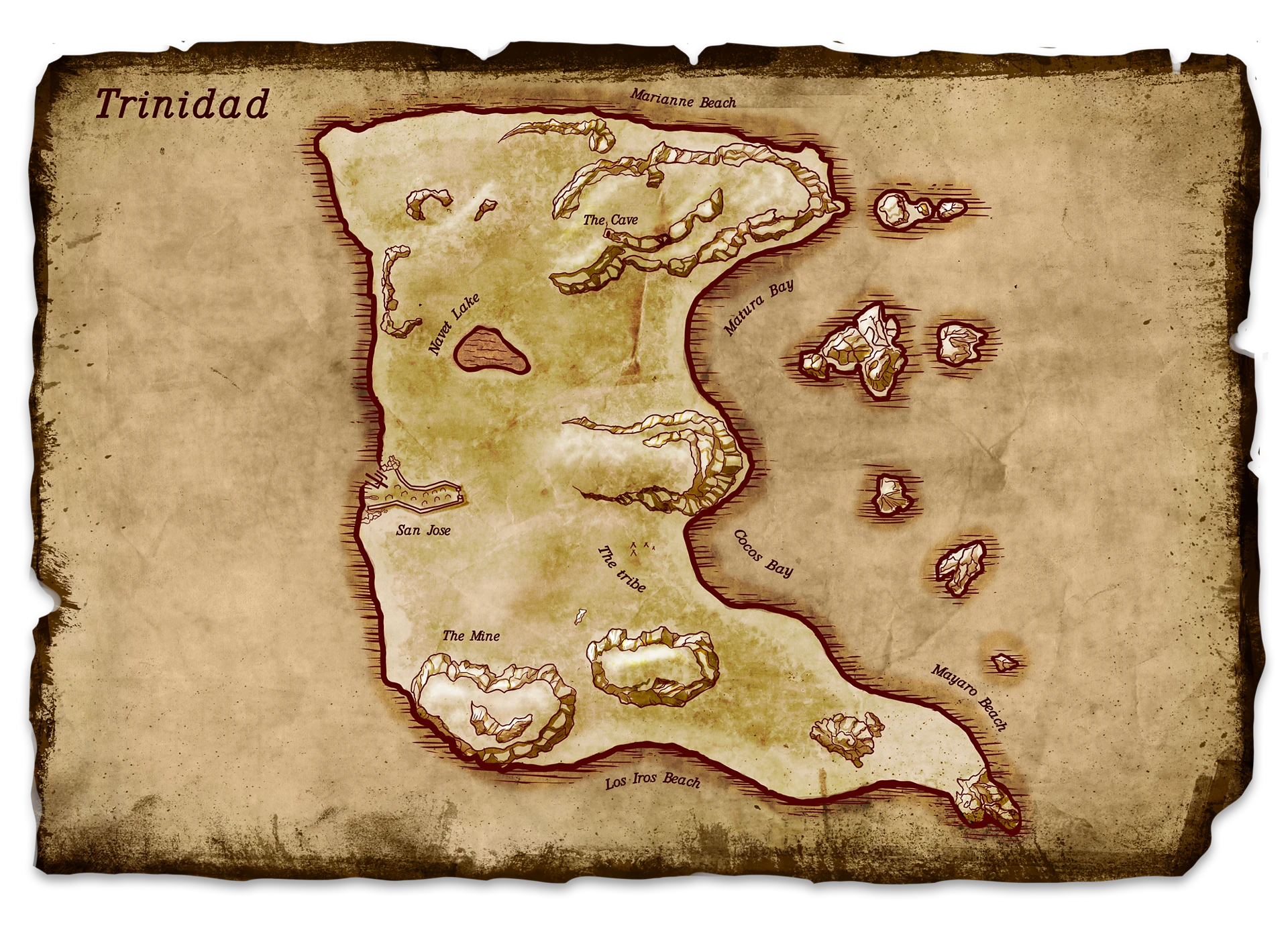 Ordinaire Carte de la Trinit&eacute; dans Corsairs Legacy