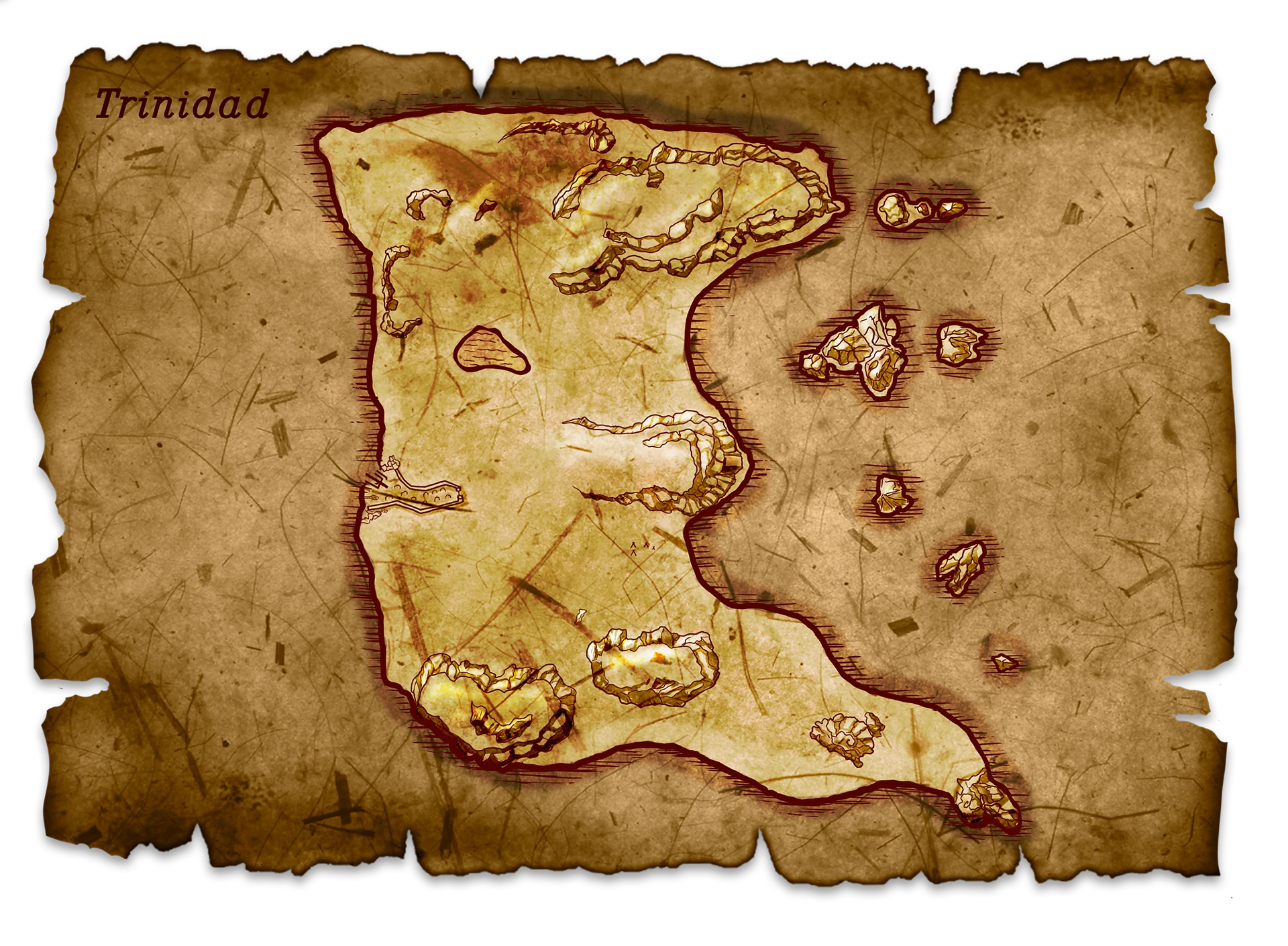 Niedokładna Mapa Trynidadu w Corsairs Legacy Niedokładna Mapa Trynidadu w Corsairs Legacy