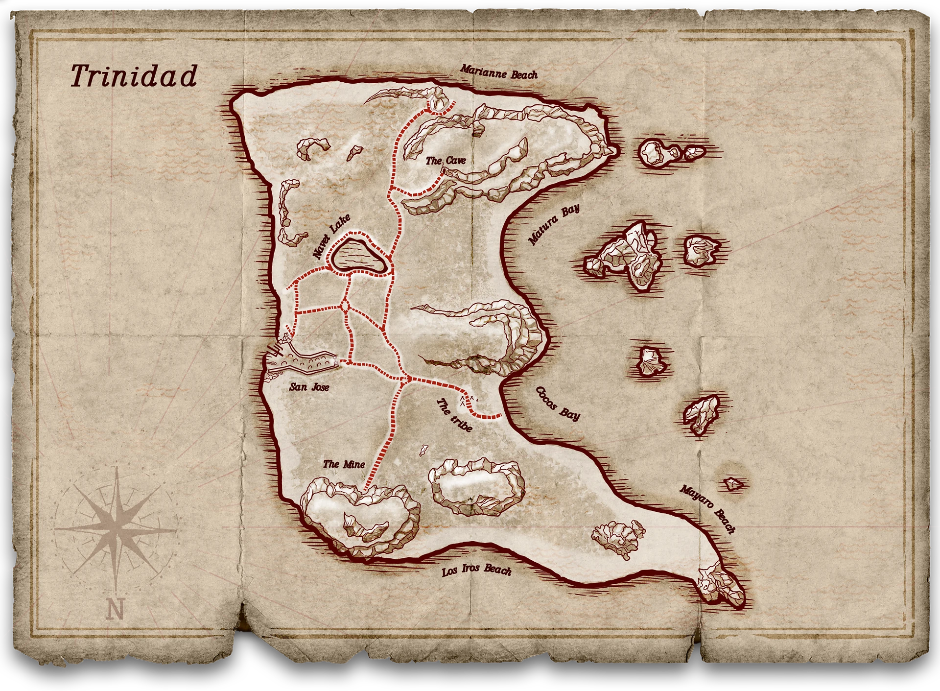 Pormenorizado Mapa de Trinidad em Corsairs Legacy Pormenorizado Mapa de Trinidad em Corsairs Legacy
