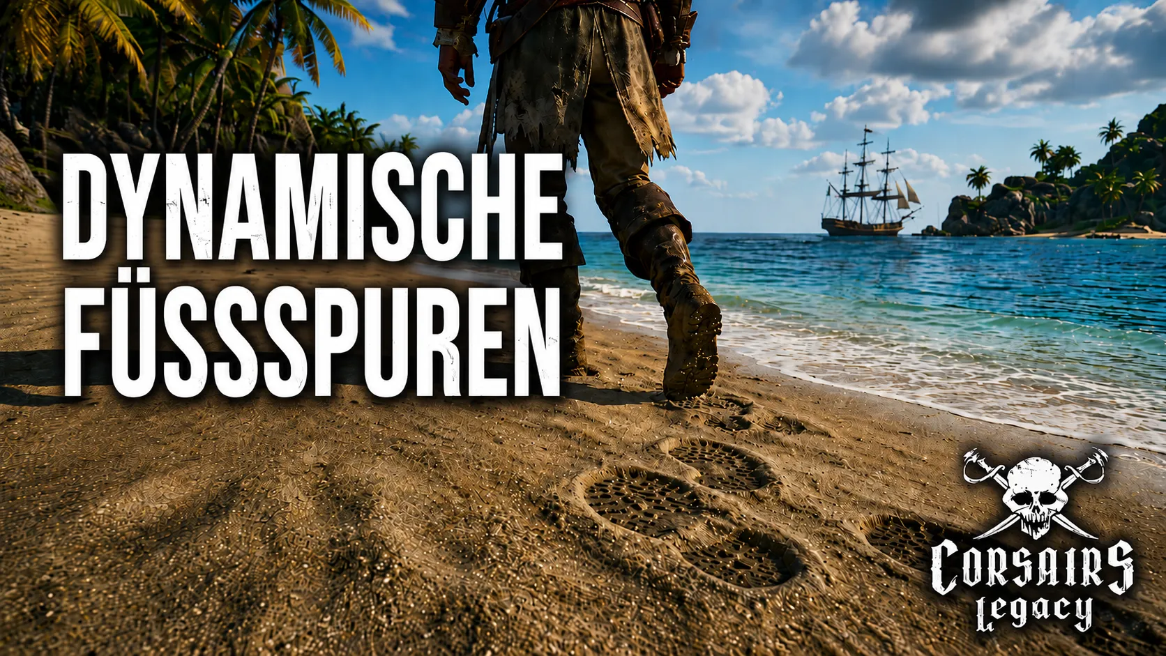 Wie Tech-5 dynamische Fußspuren in Corsairs Legacy mit HDRP VFX Graph implementiert hat