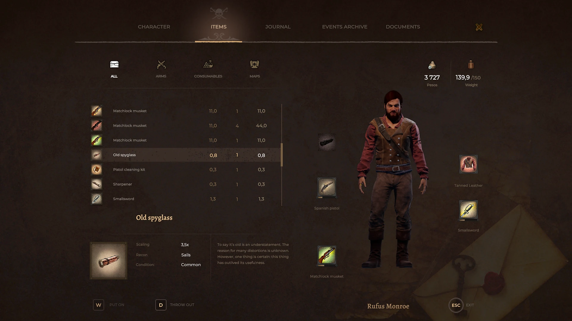 плейсхолдеры предметов персонажа и шкала состояния оружия Corsairs Legacy