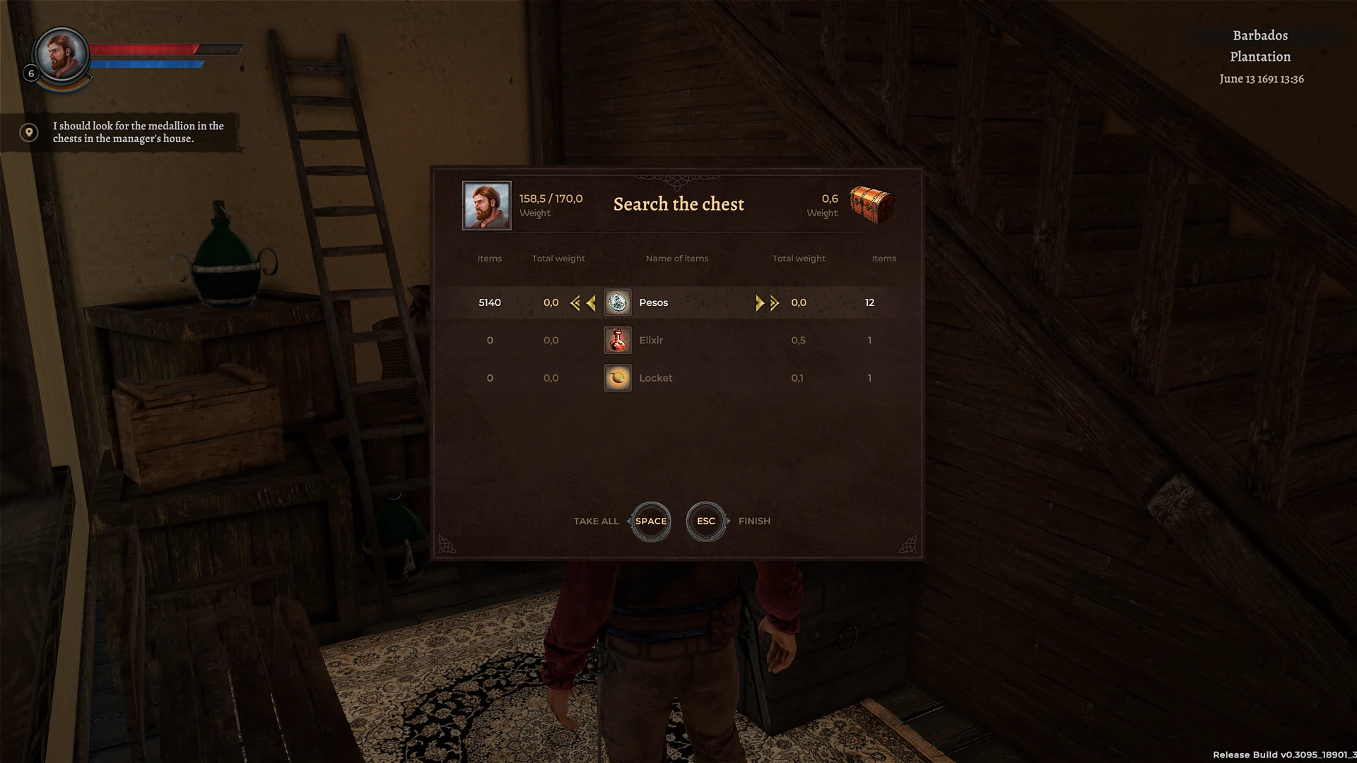 receiving and losing quest items Corsairs Legacy