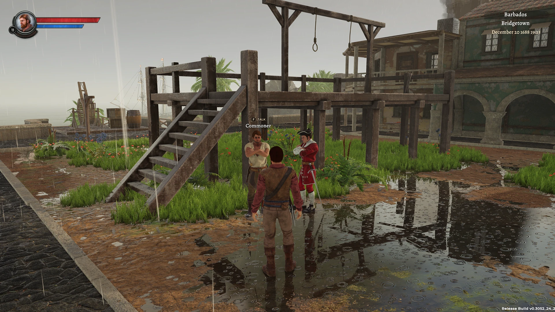 NPC підходить до гравця та активує квест Corsairs Legacy