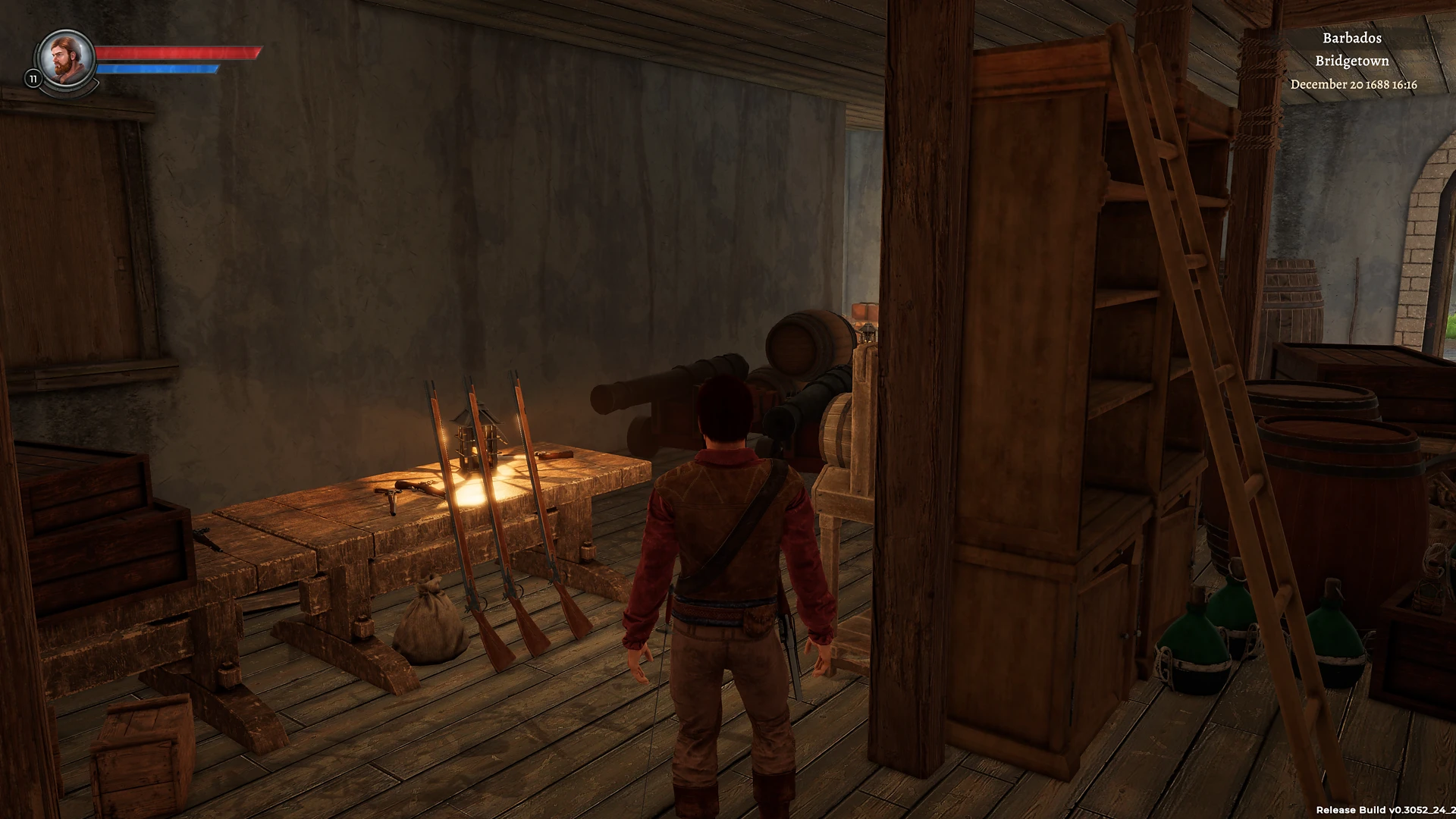 локація складу біля магазину Барбадосу Corsairs Legacy