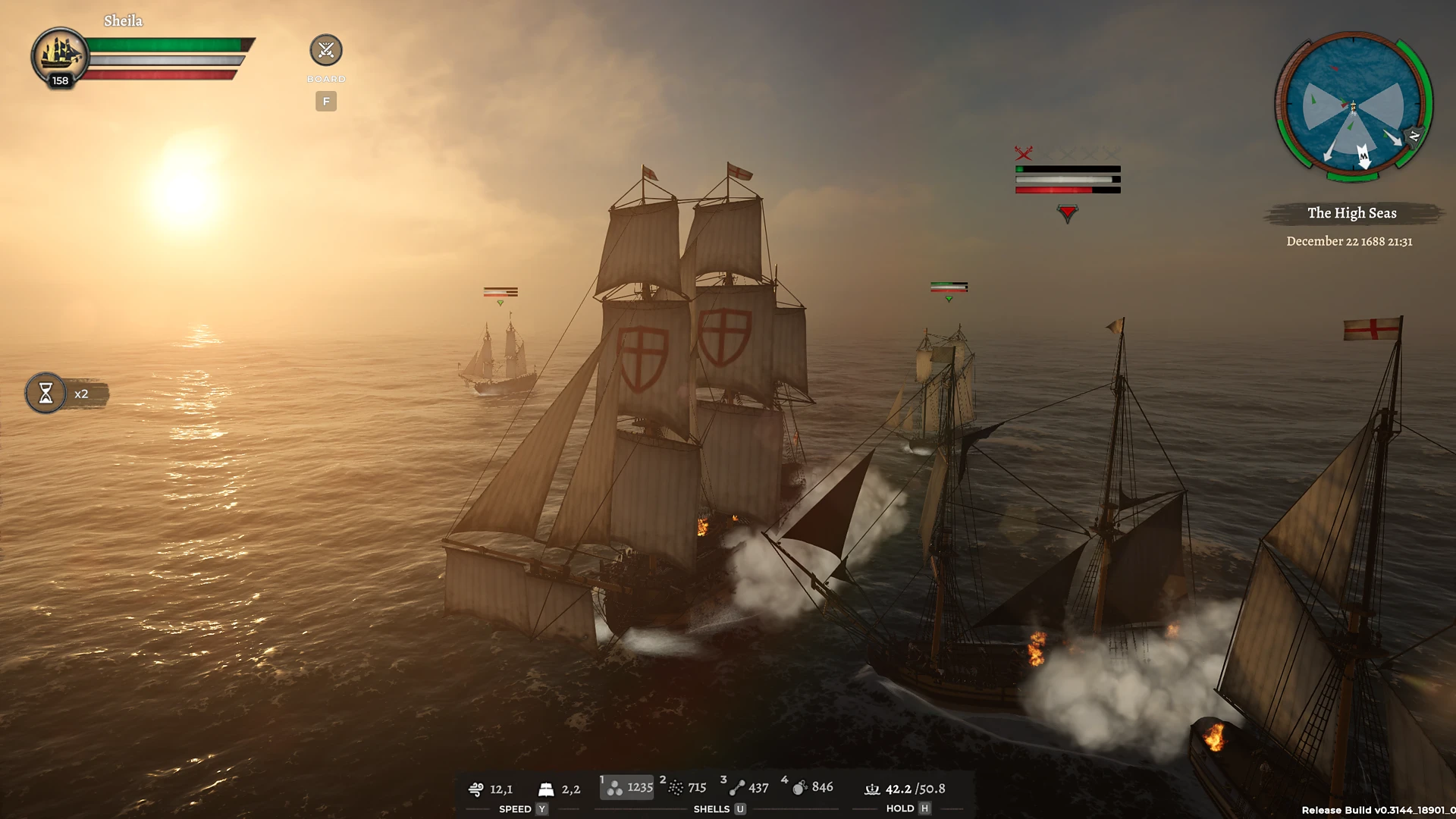 ship flooding during boarding Corsairs Legacy